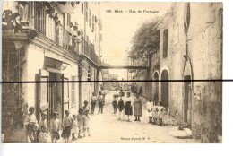 CPA . D06. BIOT . RUE DU PORTUGON . - Biot