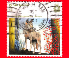 SAN MARINO - Usato - 2022 - Fauna Selvatica Sammarinese - Lupo - 2.00 - Used Stamps