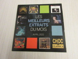 CD MUSIQUE CLASSIQUES Les MEILLEURES EXTRAITS Du MOIS AVRIL 2021    - Classique