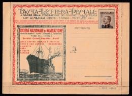 BUSTA LETTERA POSTALE NUOVA SERIE LIGURIA CENT. 40 - Stamps For Advertising Covers (BLP)