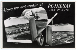 ISLE OF BUTE : HERE WE ARE AGAIN AT ROTHESAY (MULTIVIEW) / EDINBURGH, BLACKHALL, DRYLAW GROVE (TORRANCE) - Bute