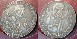 GERMANIA 3° REICH MONETA COMMEMORATIVA WOFURKAMPPEN UNSEREFEINDE 1939   - ALLEMAGNE - DEUTSCHLAND - COD: TM - Autres & Non Classés