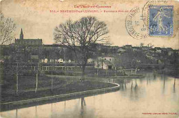 82 - Beaumont De Lomagne - Panorama Pris Du Pont - Correspondance - Voyagée En 1933 - CPA - Voir Scans Recto-Verso - Beaumont De Lomagne