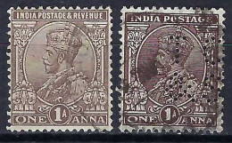 INDE ANGLAISE Ca.1911-32: Les 78,110 Obl. - 1911-35 Koning George V