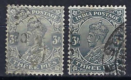 INDE ANGLAISE Ca.1911-32: Les 79,113 Obl. - 1911-35 Koning George V