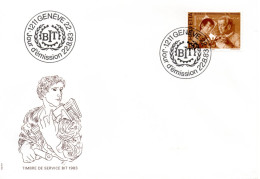 Switzerland, BIT, ILO, FDC, 1983, Michel 108, People And Work - OIT