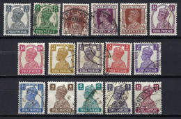 INDE ANGLAISE Ca.1936-47: Lot D' Obl. - 1936-47 Roi Georges VI
