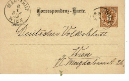 Empire AUTRICHIEN Timbre Type N°40  CORRESPONDENZ KARTE DE 1889 - Postcards