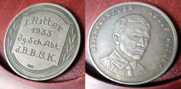 GERMANIA 3° REICH MONETA COMMEMORATIVA  I. RITTER 1933 ADOLF HITLER - ALLEMAGNE - DEUTSCHLAND - COD: AB21 - Andere & Zonder Classificatie