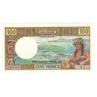 Tahiti, 100 Francs, SPL - Papeete (Polinesia Francese 1914-1985)