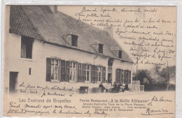 Ferme-Restaurant A La Belle Alliance. Grande Espinette Tram De La Place Rouppe. * - Rhode-St-Genèse - St-Genesius-Rode