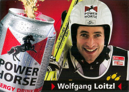 1) Autogramm AK Skispringer Wolfgang Loitzl Neuhofen Bad Mitterndorf Ischl ÖSV Österreich Olympiasieger Salzkammergut - Handtekening