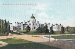 Victoria BC Canada, Provincial Parliament Buildings, Architecture C1900s/10s Vintage Postcard - Victoria