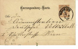 Empire AUTRICHIEN Timbre Type N°40  CORRESPONDENZ KARTE DE 1889 - Postkarten