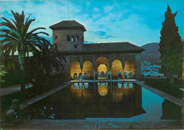 Espagne - Espana - Andalucia - Granada - Alhambra - El Partal - Torre De Las Damas - Nocturna - Espana - CPM - Voir Scan - Granada