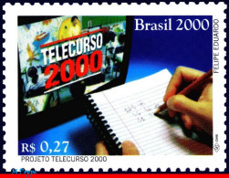 Ref. BR-2771 BRAZIL 2000 - TELECOURSE 2000 PROJECT,MI# 3054, MNH, EDUCATION 1V Sc# 2771 - Neufs