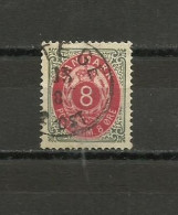 DENMARK  1875 - MI. 25 II, USED - Usati