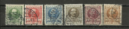 DENMARK  1907 - MI. 53/9,  USED - Used Stamps
