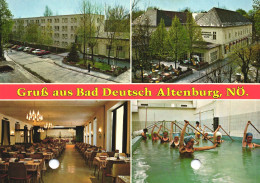 BAD DEUTSCH-ALTENBURG, MULTIPLE VIEWS, ARCHITECTURE, CAR, RESTAURANT, SPA, POOL, AUSTRIA, POSTCARD - Bad Deutsch-Altenburg