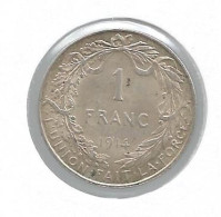 ALBERT I * 1 Frank 1914 Frans * Z.Fraai / Prachtig * Nr 12761 - 1 Franc