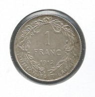 ALBERT I * 1 Frank 1912 Frans * Prachtig * Nr 12768 - 1 Franc