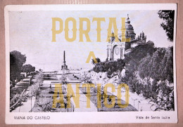 VIANA DO CASTELO * VISTA DE SANTA LUZIA * PORTUGAL (Circulado 1954 * 2 Scans) - Viana Do Castelo