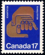 (C08-56a) Canada Rehabilitation Hands Mains MNH ** Neuf SC - Unused Stamps