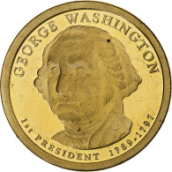 États-Unis, Dollar, George Washington, 2007, Philadelphie, Copper-Zinc, SPL - 2007-…: Presidents