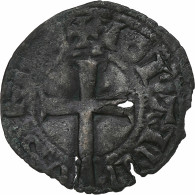 France, Jean II Le Bon, Denier Tournois, 1355-1356, Billon, TB+, Duplessy:339 - 1350-1364 Jan II Van Frankrijk (De Goede)