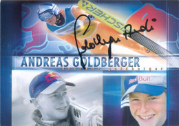 1) AK Skispringer Andreas Andi Goldi Goldberger Ried Im Innkreis Innviertel Waldzell ÖSV Olympia Österreich Austria AUT - Autographes