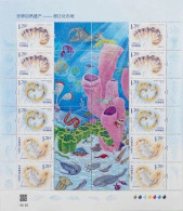 China 2024 World Heritage-Cambrian Fossils S/S MNH - Neufs
