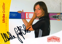 Autogramm AK Skispringerin Ulrike Gräßler 2007 Lok Eilenburg Klingenthal Im Vogtland Deutschland Olympia DSV Deutschland - Authographs