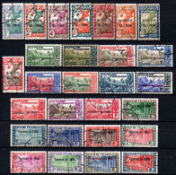 Inini  - 1932  -  Tb De Guyane Surch   - N° 1 à 28 Série Complète  - Oblit - Used - Used Stamps