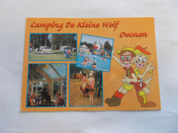 OMMEN  OVERIJSSEL ( PAYS BAS NEDERLAND )  CAMPING  DE KLEINE WOLF  VUES ANIMEES ET ILLUSTRATION - Ommen