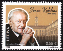 LITHUANIA 2021-10 Famous People, Science. Kubilius - 100. Mathematics, MNH - Autres & Non Classés