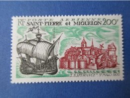 Saint Pierre Et Miquelon - L'Espérance St Malo 1600 - Poste Aérienne 200 F - Bonne Cote - Ungebraucht