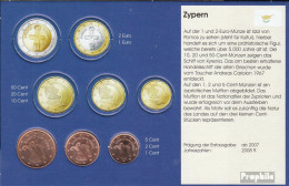 Zypern Z1- 3 2008 Stgl./unzirkuliert 2008 1,2 Und 5 Cent Kursmünzen - Chypre