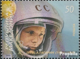 Makedonien 496 (kompl.Ausg.) Postfrisch 2009 Juri Gagarin - Macedonia