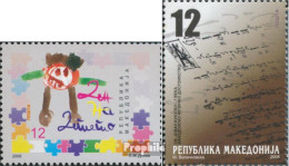 Makedonien 481,483 (kompl.Ausg.) Postfrisch 2008 Tag Des Kindes, Gesänge - Macedonie
