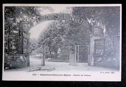 Cp, 69, Charbonnières Les Bains, Entrée Du Casino, Voyagée 1906 - Charbonniere Les Bains