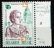 1776  Pl 3  **  Inscriptions In Complètes - 1931-1960