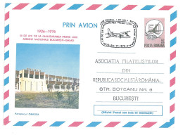 IP 76 - 088 AIRPORT, Oradea, Special Cancellation - Stationery - Used - 1976 - Brieven En Documenten