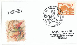 COV 97 - 1235-a Harlequin And Turtle, Romania - Little Cover - Used - 2004 - Tortues