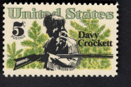 200739862 1967 SCOTT 1330 (XX) POSTFRIS MINT NEVER HINGED  - AMERICFAN FOLKLORE DAVIC CROCKETT - Neufs