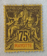 Mayotte YT N° 12 Neuf* Sans Gomme - Ongebruikt
