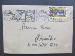 BRIEF Praha Chomutov Turnusové Raz Výživa A Zdraví 1960 Milch Milk  /// P8502 - Briefe U. Dokumente