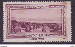 Vignette ** Saint Pierre Et Miquelon Saint Pierre - Ongebruikt