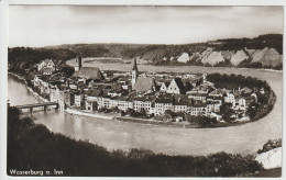 CARTOLINA DI WASSERBURG - BAYERN - 1964 - FORMATO PICCOLO - Wasserburg (Inn)