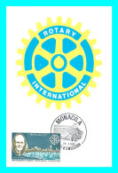 A745 / 413 MONACO Jour D'Emission Rotary International 1980 Carte MAXIMUM - FDC