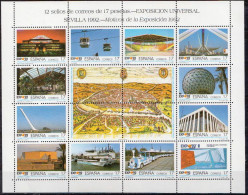 Spain MNH Minisheet - 1992 – Sevilla (Spain)